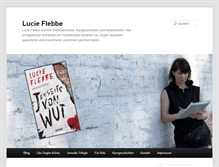 Tablet Screenshot of lucieflebbe.de